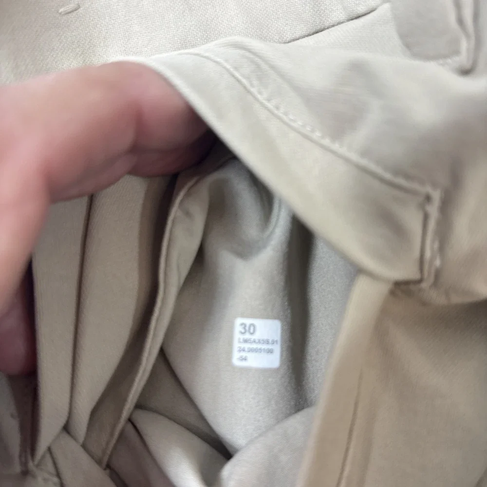 Lululemon ABC Classic Fit Trouser Pants Mens 3o X30Tan Chino VersaTwill Stretch